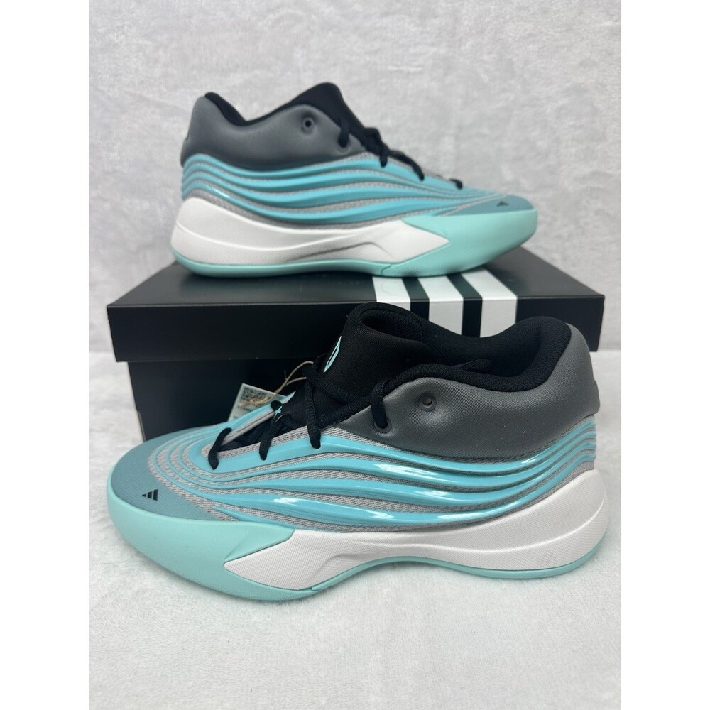 Adidas Dame X J GS 6Y Aqua Gray Basketball Shoes Kids JP6079